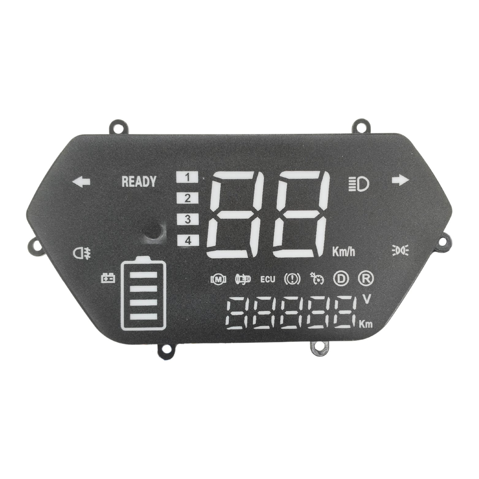 SPEEDOMETER SM51 METER DISPLAY (BLK) (02a1)