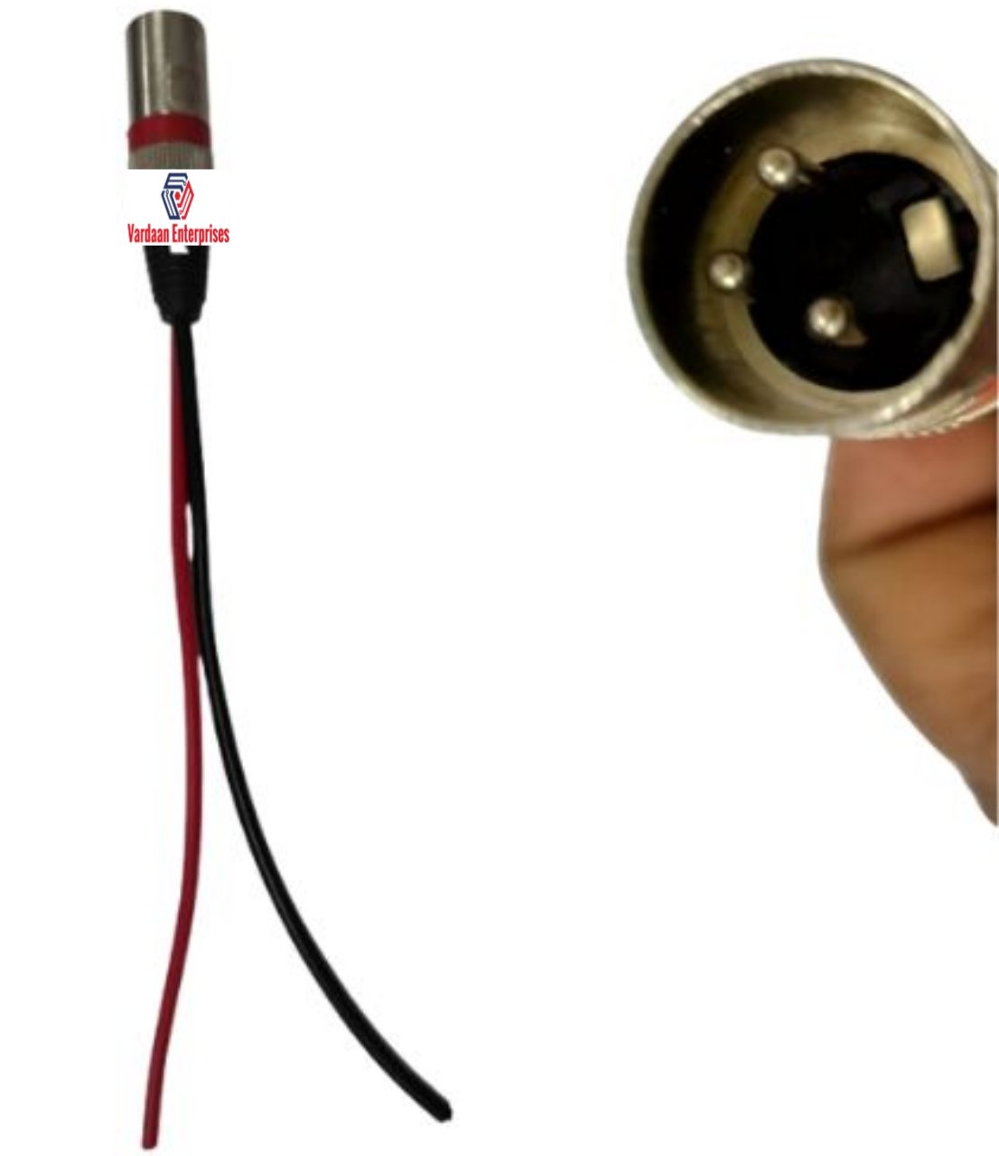 CONNECTOR XLR DURBIN MALE with WIRE (0220)
