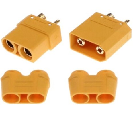 XT90 CONNECTOR (MALE+FEMALE) (0191)