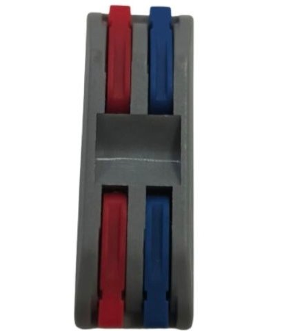 CONNECTOR [WAGO 4 BUTTON GREY] (1de7)