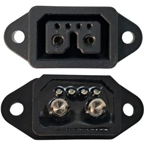 OKW 2+4 PIN FEMALE CAN SOCKET (05ef)