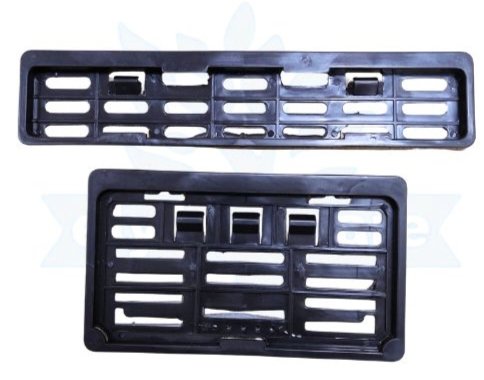 NUMBER PLATE ADJUSTABLE BLACK (2e33)
