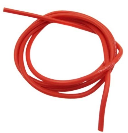 SILICONE WIRE 16AWG RED (1.31SQMM) (26e9)