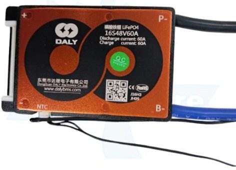 LFP 16S 60A SAME PORT W/P DALY BMS (2a05)
