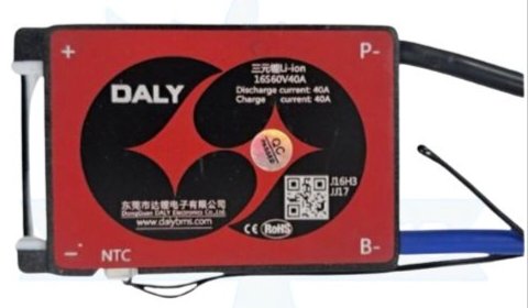 NMC 16S 40A SAME PORT W/P DALY BMS (2378)