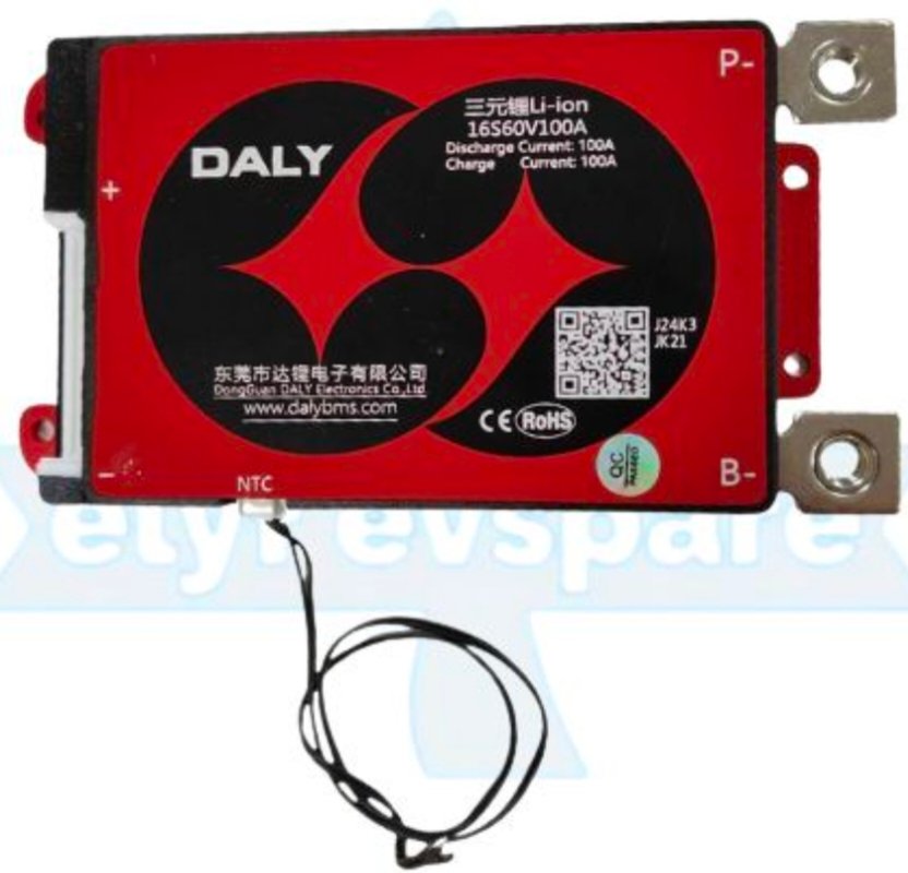 NMC 16S 100A SAME PORT W/P DALY BMS (32dd)