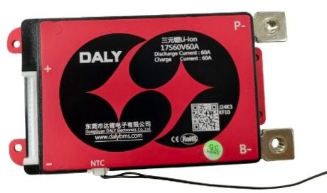 NMC 17S 60A SAME PORT W/P DALY BMS (32e1)