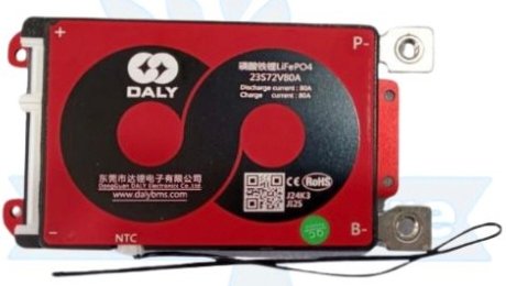 LFP 23S 80A SAME PORT W/P DALY BMS (32d2)