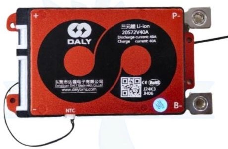 NMC 20S 40A SAME PORT W/P DALY BMS (242c)