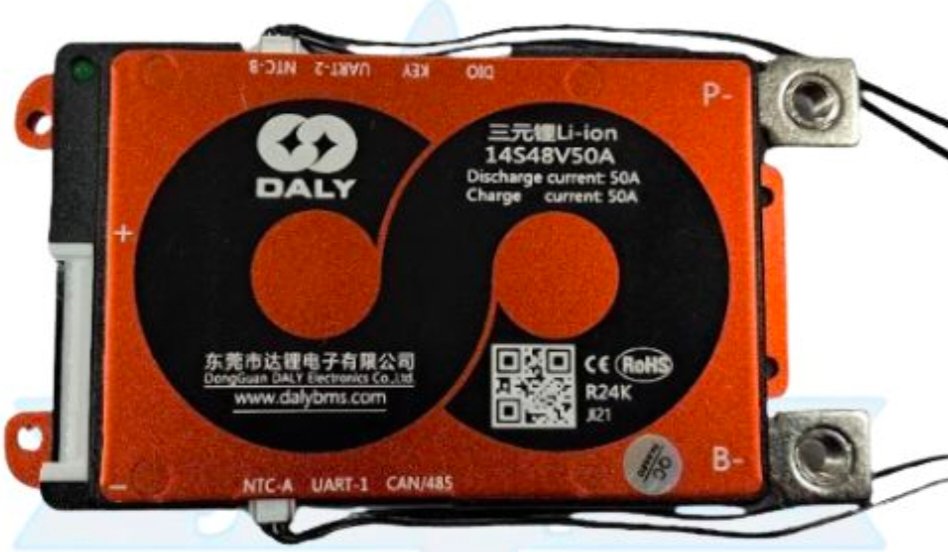 BMS NMC 14S 50A SMART CAN DALY (340e)