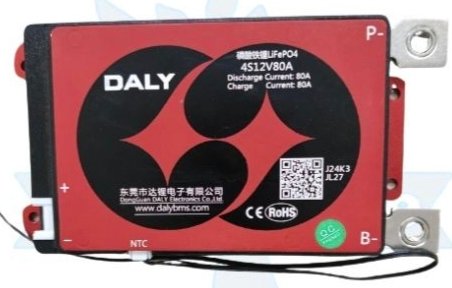 LFP 4S 80A SAME PORT W/P DALY BMS (33b5)