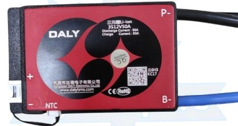 NMC 3S 50A SAME PORT W/P DALY BMS (33c0)