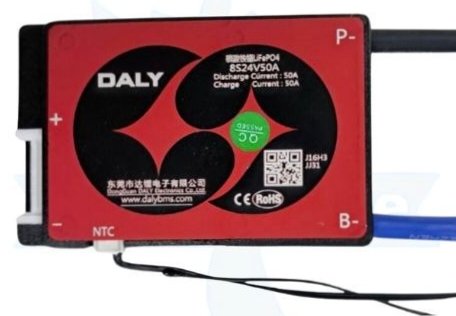 LFP 8S 50A SAME PORT W/P DALY BMS (29fd)