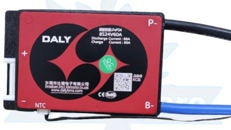 LFP 8S 60A SAME PORT W/P DALY BMS (33b9)