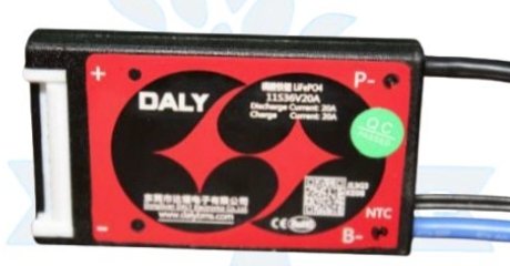 LFP 11S 20A SAME PORT W/P DALY BMS (33bb)